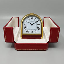 Load image into Gallery viewer, 1980s Gorgeous Cartier Romane Alarm Clock Pendulette. Made in Swiss Madinteriorart by Maden