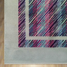 Load image into Gallery viewer, 1980s Gorgeous Geometric Italian Woolen Rug by Missoni for T&J Vestor tappeto Madinteriorart by Maden