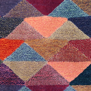 1980s Gorgeous Woolen Rug by Missoni for T&J Vestor Called "Luxor". Made in Italy Madinteriorart by Maden