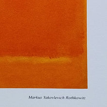Load image into Gallery viewer, 1980s Original Gorgeous Mark Rothko Limited Edition Lithograph Madinteriorart by Maden