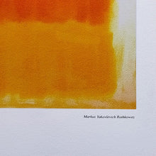 Load image into Gallery viewer, 1980s Original Gorgeous Mark Rothko Limited Edition Lithograph Madinteriorart by Maden