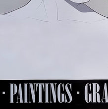 Load image into Gallery viewer, 1980s Original Gorgeous Patrick Nagel "Silver Foiled Sunglasses" Art Poster. Madinteriorart by Maden