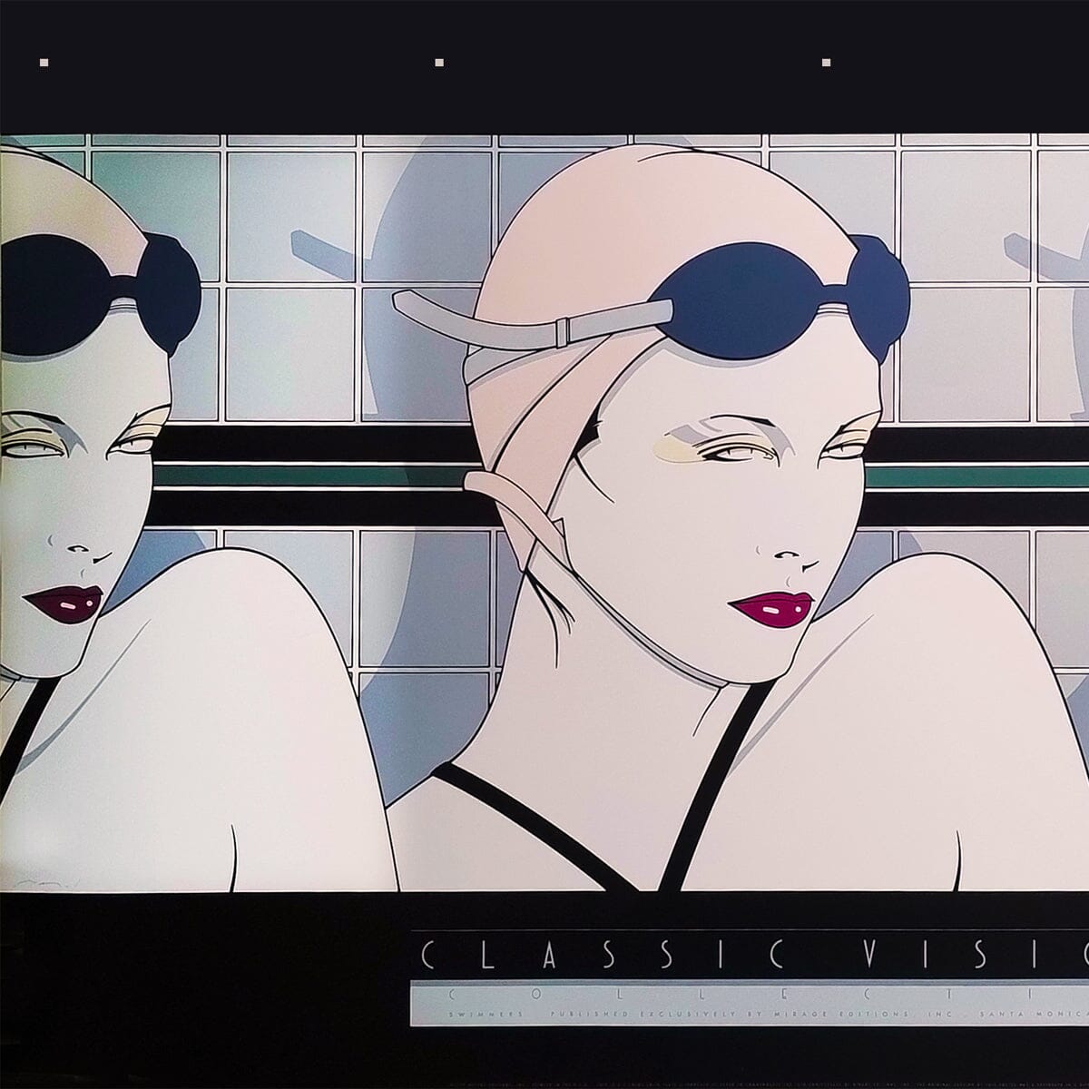 Swimmers 1979年/パトリック ナーゲル/ポスター PATRICK NAGEL “Swimmers” Poster | Used, Secondhand