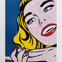 Load image into Gallery viewer, 1980s Original Stunning Roy Lichtenstein "Smile Girl" Limited Edition Lithograph Madinteriorart by Maden