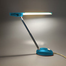 Load image into Gallery viewer, 1990s Gorgeous Blue Table Lamp "Microlight" by Ernesto Gismondi for Artemide. Made in Italy Madinteriorart by Maden