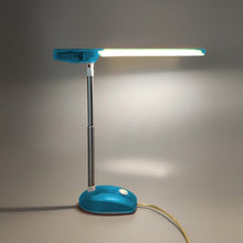 Load image into Gallery viewer, 1990s Gorgeous Blue Table Lamp "Microlight" by Ernesto Gismondi for Artemide. Made in Italy Madinteriorart by Maden