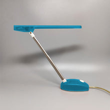 Load image into Gallery viewer, 1990s Gorgeous Blue Table Lamp "Microlight" by Ernesto Gismondi for Artemide. Made in Italy Madinteriorart by Maden