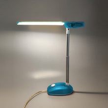 Load image into Gallery viewer, 1990s Gorgeous Blue Table Lamp "Microlight" by Ernesto Gismondi for Artemide. Made in Italy Madinteriorart by Maden