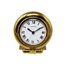 Load image into Gallery viewer, 1990s Gorgeous Cartier alarm clock pendulette "Colisee". Made in France Madinteriorart by Maden