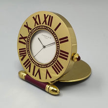 Load image into Gallery viewer, 1990s Gorgeous Cartier Alarm Clock Pendulette. Made in France. Madinteriorart by Maden