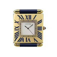 Load image into Gallery viewer, 1990s Gorgeous Cartier Alarm Clock Pendulette. Made in Swiss Madinteriorart by Maden