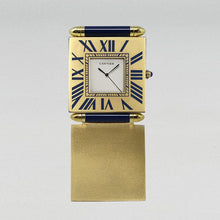 Load image into Gallery viewer, 1990s Gorgeous Cartier Alarm Clock Pendulette. Made in Swiss Madinteriorart by Maden