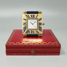 Load image into Gallery viewer, 1990s Gorgeous Cartier Alarm Clock Pendulette. Made in Swiss Madinteriorart by Maden