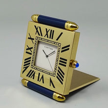 Load image into Gallery viewer, 1990s Gorgeous Cartier Alarm Clock Pendulette. Made in Swiss Madinteriorart by Maden