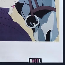 Load image into Gallery viewer, 1990s Original Gorgeous Patrick Nagel Poster “Commemorative #13” Madinteriorart by Maden