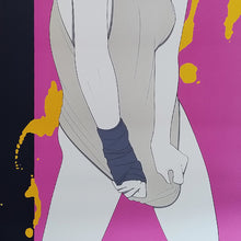Load image into Gallery viewer, 1990s Original Gorgeous Patrick Nagel "Splash" Art Poster Madinteriorart by Maden