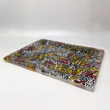 Load image into Gallery viewer, 1990s Pop Art Keith Haring Serving Tray by Café des Arts. Made in Italy Madinteriorart by Maden