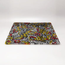 Load image into Gallery viewer, 1990s Pop Art Keith Haring Serving Tray by Café des Arts. Made in Italy Madinteriorart by Maden