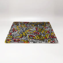 Load image into Gallery viewer, 1990s Pop Art Keith Haring Serving Tray by Café des Arts. Made in Italy Madinteriorart by Maden