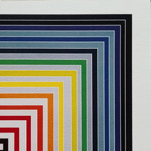 Load image into Gallery viewer, 2000s Stunning Frank Stella (After) "Lettre Sur Les Aveugles" Limited Edition Lithograph by Adagp-Paris Madinteriorart by Maden