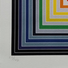 Load image into Gallery viewer, 2000s Stunning Frank Stella (After) "Lettre Sur Les Aveugles" Limited Edition Lithograph by Adagp-Paris Madinteriorart by Maden