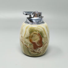 Load image into Gallery viewer, Mid-Century Modern Italian Onyx and Chrome Table Lighter & Ashtray Smoking Set, 1960 Madinteriorart by Maden