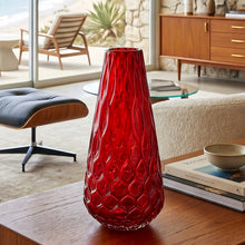 Load image into Gallery viewer, Mid-Century Modern Ruby Red Murano Glass Vase by Ca' dei Vetrai, 1960s Madinteriorart by Maden