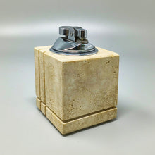 Load image into Gallery viewer, Rare 1970s Travertine Smoking Set by Enzo Mari for Fratelli Mannelli Madinteriorart by Maden