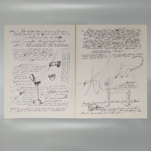 Load image into Gallery viewer, Saul Steinberg "Derriere Le Miroir" n. 157 with Fourteen Lithographs by Maeght Editeur. Madinteriorart by Maden