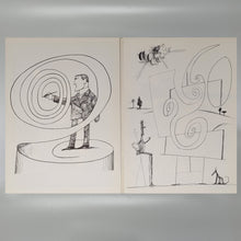 Load image into Gallery viewer, Saul Steinberg "Derriere Le Miroir" n. 157 with Fourteen Lithographs by Maeght Editeur. Madinteriorart by Maden