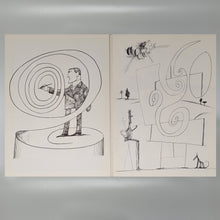 Load image into Gallery viewer, Saul Steinberg "Derriere Le Miroir" n. 157 with Fourteen Lithographs by Maeght Editeur. - Madinteriorart by Maden