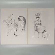 Load image into Gallery viewer, Saul Steinberg "Derriere Le Miroir" n. 157 with Fourteen Lithographs by Maeght Editeur. - Madinteriorart by Maden