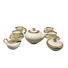 Load image into Gallery viewer, 1950s Gorgeous White, Blue and Gold Tea Set/Coffee Set in Bavaria Porcelain. Made in Germany Madinteriorartshop by Maden