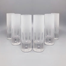 Load image into Gallery viewer, 1960 Gorgeous Ice Bucket with 6 Glasses in Hand Cut Lead Crystal by Kristal. Made in Italy Madinteriorart by Maden