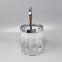 Load image into Gallery viewer, 1960 Gorgeous Ice Bucket with 6 Glasses in Hand Cut Lead Crystal by Kristal. Made in Italy Madinteriorart by Maden