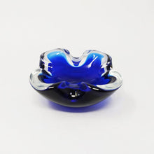 Load image into Gallery viewer, 1960s Astonishing Blue Ashtray/Vide Poche Designed By Flavio Poli for Seguso Madinteriorart by Maden