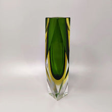 Load image into Gallery viewer, 1960s Astonishing Green Vase By Flavio Poli for Seguso. Made in Italy Madinteriorart by Maden