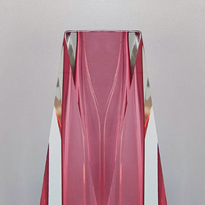 1960s Astonishing Pink Vase By Flavio Poli for Seguso. Made in Italy Madinteriorart by Maden