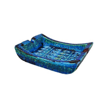Load image into Gallery viewer, 1960s Bitossi Ashtray/Catchall by Aldo Londi Blue Rimini Collection Madinteriorartshop by Maden