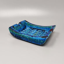 Load image into Gallery viewer, 1960s Bitossi Ashtray/Catchall by Aldo Londi Blue Rimini Collection Madinteriorartshop by Maden