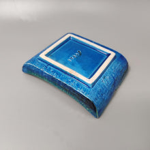 Load image into Gallery viewer, 1960s Bitossi Ashtray/Catchall by Aldo Londi Blue Rimini Collection Madinteriorartshop by Maden