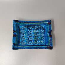 Load image into Gallery viewer, 1960s Bitossi Ashtray/Catchall by Aldo Londi Blue Rimini Collection Madinteriorartshop by Maden