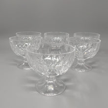 Load image into Gallery viewer, 1960s Elegant Italian Mid Century Vintage Crystal Decanter with 6 Crystal Glasses Madinteriorart by Maden