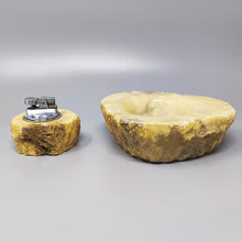 Load image into Gallery viewer, 1960s Stunning Alabaster Smoking Set by Romano Bianchi Madinteriorart by Maden