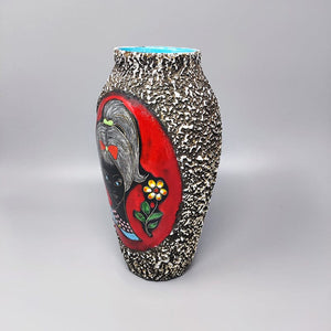 1960s Stunning Lava Vase by Melior. Made in Italy Madinteriorartshop by Maden