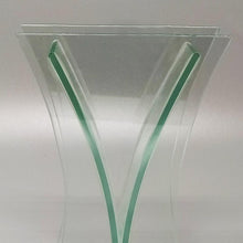 Load image into Gallery viewer, 1960s Vase in Acid Crystal, Aquamarine Color. Made in italy Madinteriorartshop by Maden