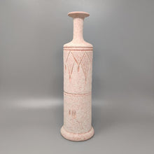 Load image into Gallery viewer, 1970s Amazing Pair of Vases in Ceramic in Antique Pink Color. Made in Italy Madinteriorartshop by Maden