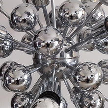 Load image into Gallery viewer, 1970s Astonishing Chandelier Sputnik by Goffredo Reggiani in Chrome. Made in Italy Madinteriorart by Maden