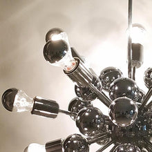 Load image into Gallery viewer, 1970s Astonishing Chandelier Sputnik by Goffredo Reggiani in Chrome. Made in Italy Madinteriorart by Maden