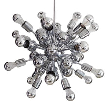 Load image into Gallery viewer, 1970s Astonishing Chandelier Sputnik by Goffredo Reggiani in Chrome. Made in Italy Madinteriorart by Maden
